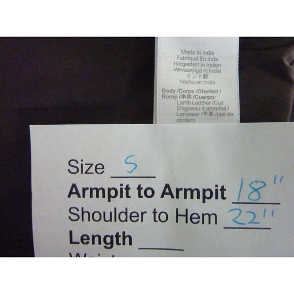 Madewell Sherpa Collar Asymmetric Jacket Leather S - Picture 7 of 7